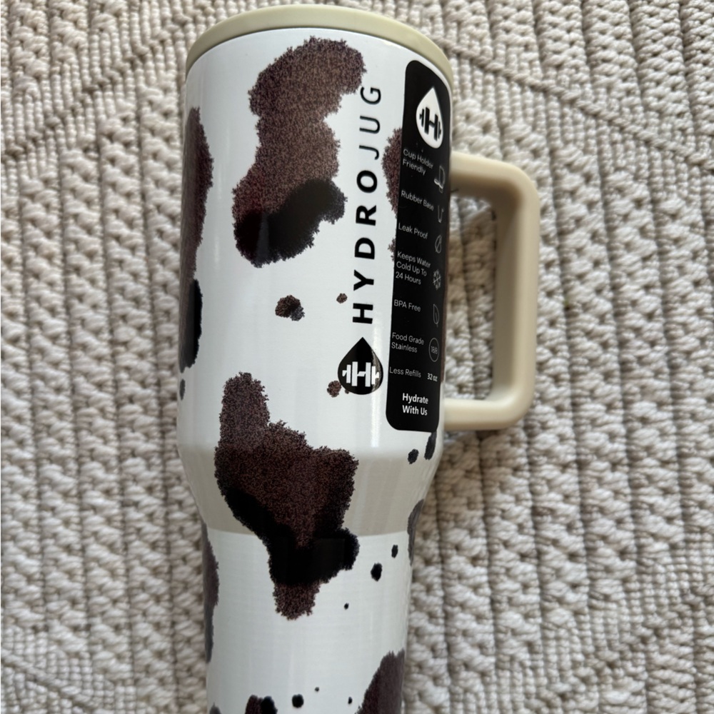 HydroJug Black and White Patterned Bottle